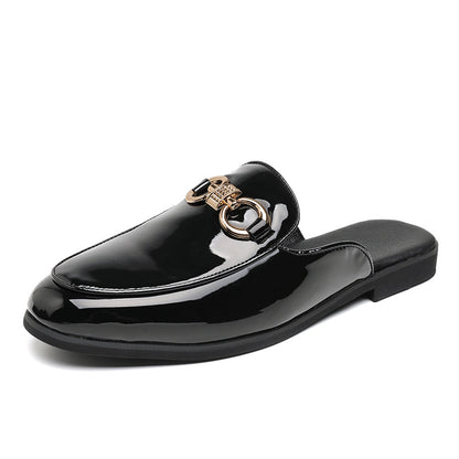 New Fashion Plaid Half Slippers