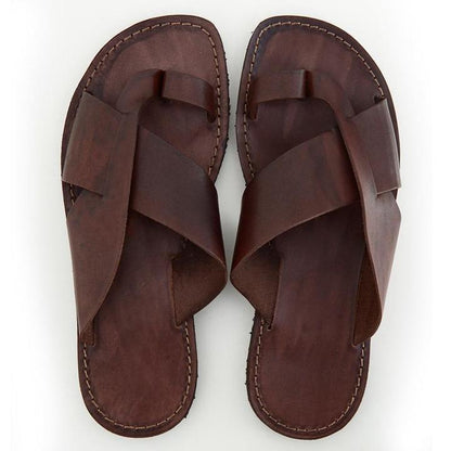 Summer Fashion Push In Toe Roman Slippers