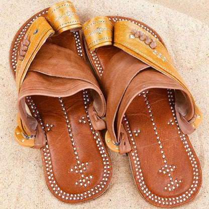 Men's Retro Summer Push Toe Beach Sandals