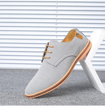 Large Suede Leather Oxford Casual Men's Shoes