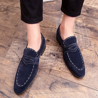 One-step Frosted Pointed Sand Shoes