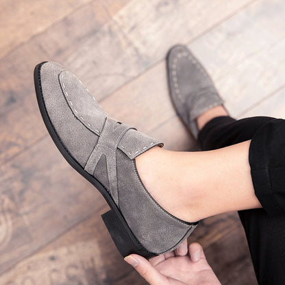 One-step Frosted Pointed Sand Shoes