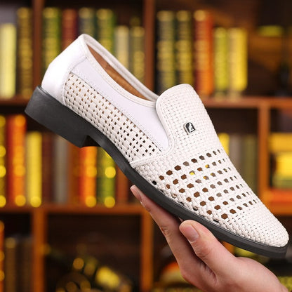 Men's Hand-woven Breathable Leather Sandals