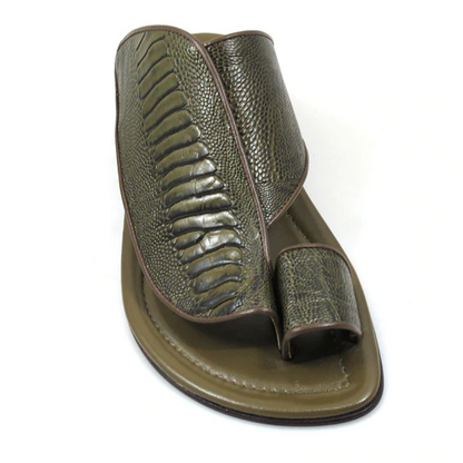 Ostrich Push Toe Casual Sandals