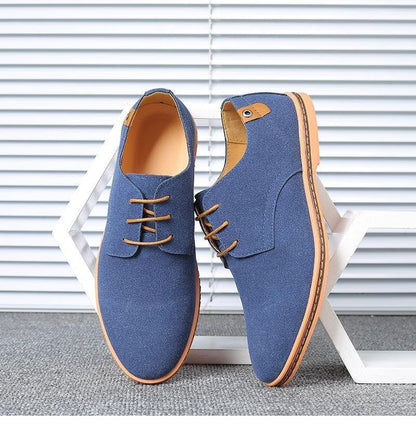 Large Suede Leather Oxford Casual Men's Shoes