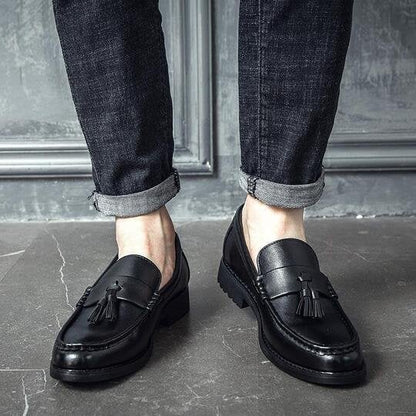 Men Flats Leather Oxfords Formal Shoes