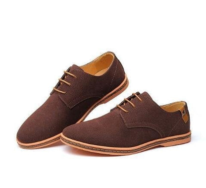 Large Suede Leather Oxford Casual Men's Shoes
