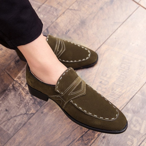 One-step Frosted Pointed Sand Shoes