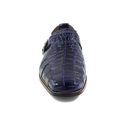 Casual Crocodile Print Leather Fisherman Sandals