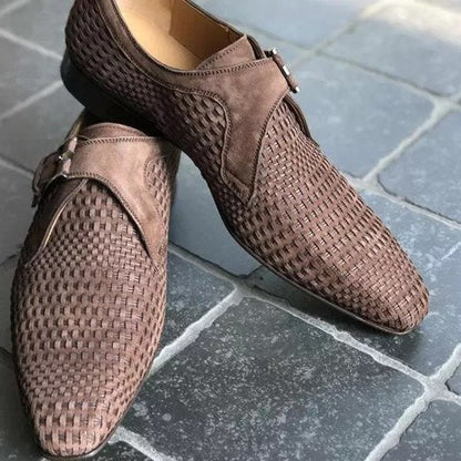 Men's Faux Leather Flat Shoes