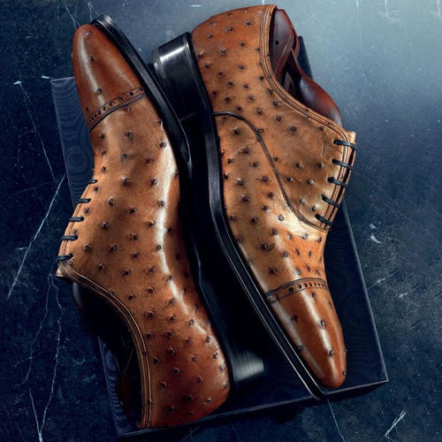 Men's Ostrich Oxford Shoes