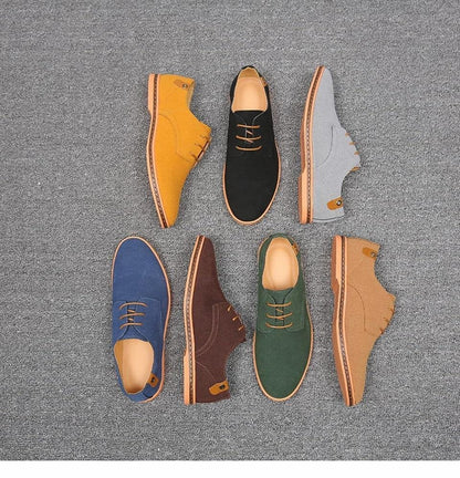 Large Suede Leather Oxford Casual Men's Shoes