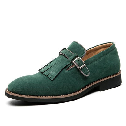 Italian Dress Shoes Men Tassel Loafers