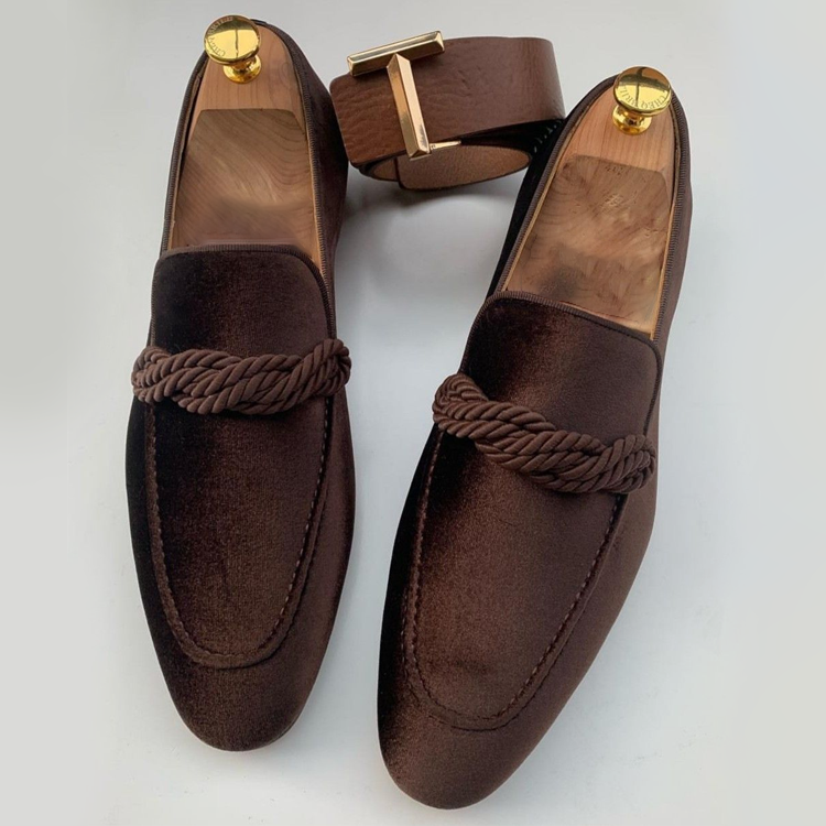 New Suede Pointed Toe Loafers