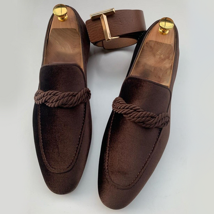 New Suede Pointed Toe Loafers