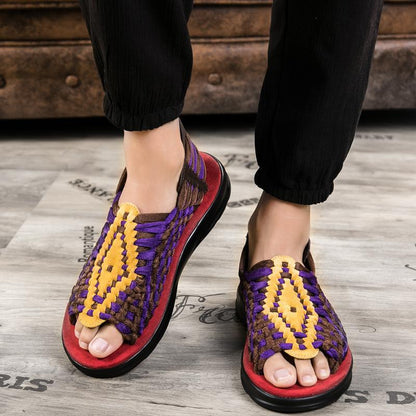 New Arriving Male Female Handmade Weave sandals