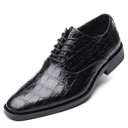 Crocodile Pattern Men Business Leather Shoes