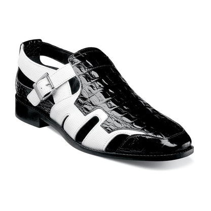 Trendy Colorblock Buckle Men's Sandals