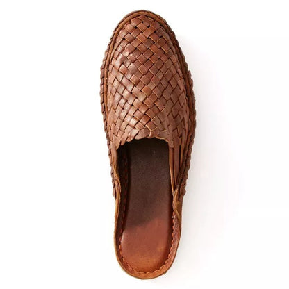 Men's Handmade Woven Slip On Shoes