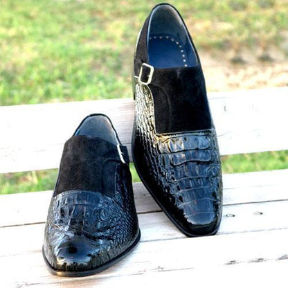 Classic Alligator Leather Tassel Comfortable Slip-On Loafers