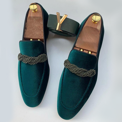 New Suede Pointed Toe Loafers