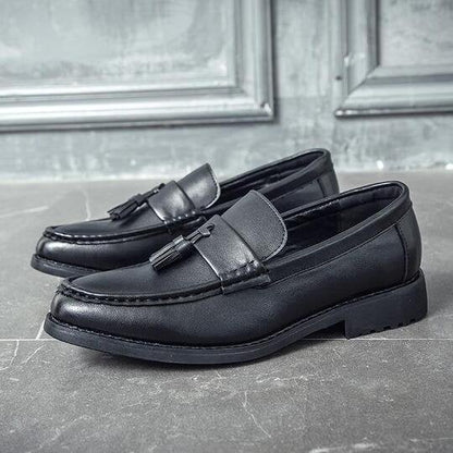 Men Flats Leather Oxfords Formal Shoes