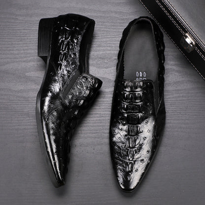 Men's Crocodile Business Formal Shoes British Casual Shoe