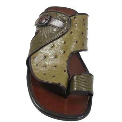 New Arrivals Push Toe Ostrich Sandals