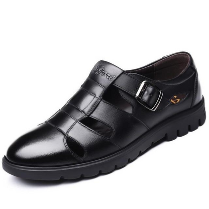 Men's Genuine Leather Sandals Plus Size Oxford Sanda Shoes