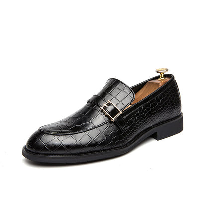 Men's Crocodile Buckle Casual Loafer
