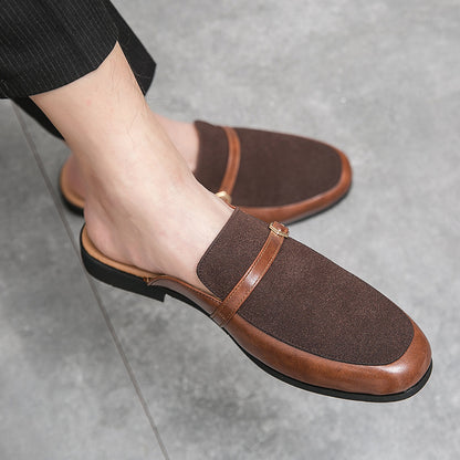 British Business Leather Sandals Fashion Breathable Shoes