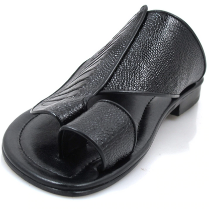 Ostrich Push Toe Casual Sandals