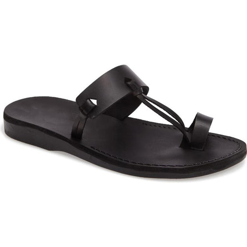 Leather Slippers Black Chappal For Men