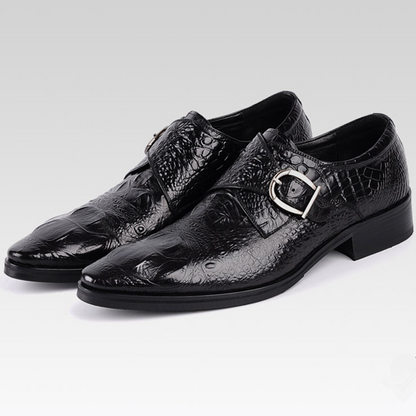 Crocodile Buckle Men Leather Shoes