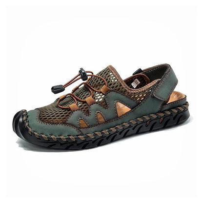 Men Stitching Breathable Mesh Casual Soft Sandals